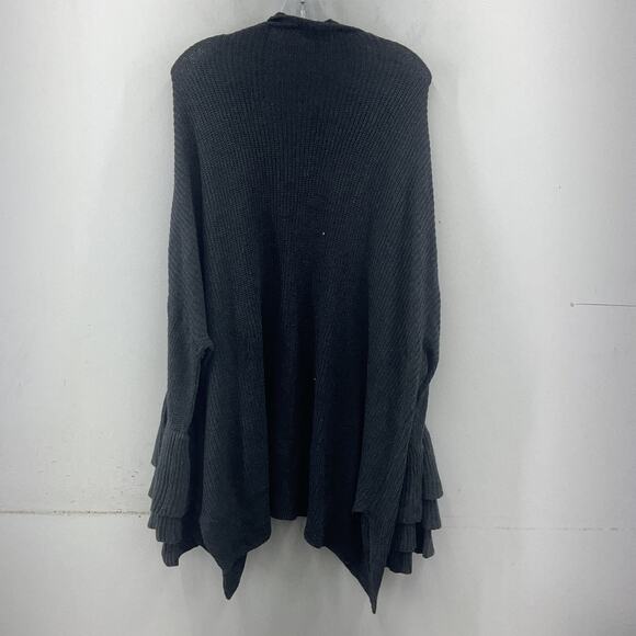 Express Black Ruffle Sleeve Sweater - Picture 2 of 4